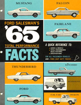 1965 Ford Salesman's Total Performance Facts